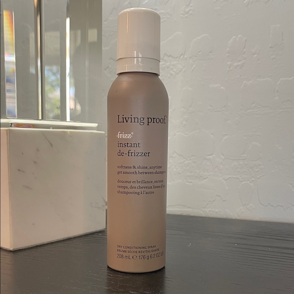 Living Proof Frizz Instant De-Frizzer Spray - Sleek Brown Bottle